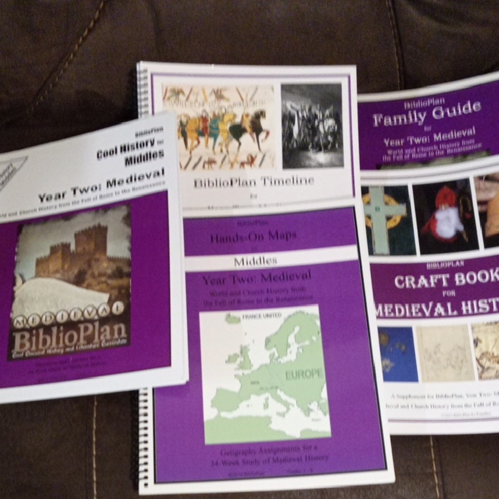 BiblioPlan Medieval History Books Set